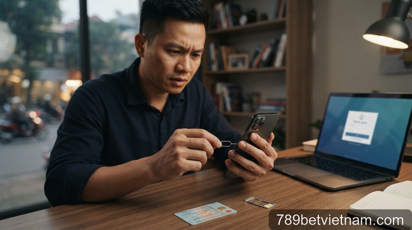 Cảnh báo: Rủi ro khóa tài khoản VNeID do SIM không chính chủ và tác động đến bảo mật cá cược